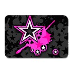 Pink Star Design Plate Mat