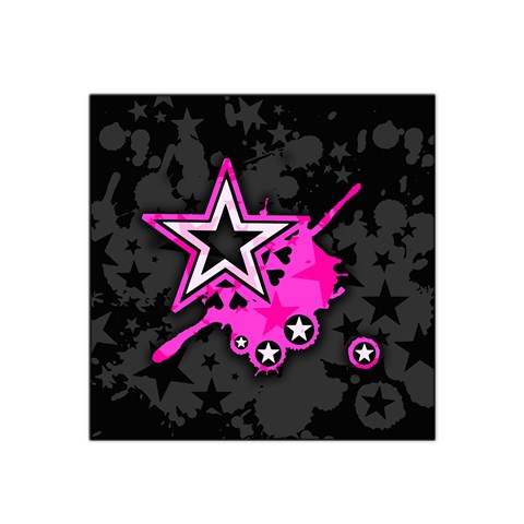 Pink Star Design Satin Bandana Scarf from UrbanLoad.com Front