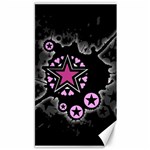 Pink Star Explosion Canvas 40  x 72 