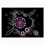 Pink Star Explosion Large Glasses Cloth