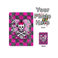 Princess Skull Heart Playing Cards 54 Designs (Mini) from UrbanLoad.com Front - Joker1
