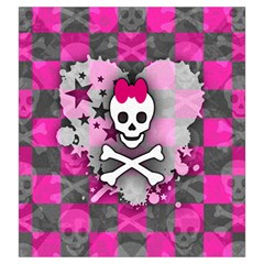 Princess Skull Heart Drawstring Pouch (Large) from UrbanLoad.com Front