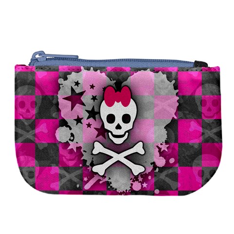 Princess Skull Heart Large Coin Purse from UrbanLoad.com Front