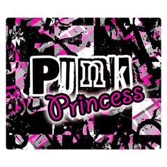 Punk Princess Double Sided Flano Blanket (Small) from UrbanLoad.com 50 x40  Blanket Front