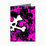 Punk Skull Princess Mini Greeting Cards (Pkg of 8)