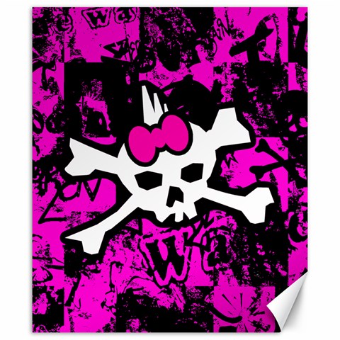 Punk Skull Princess Canvas 20  x 24  from UrbanLoad.com 19.57 x23.15  Canvas - 1