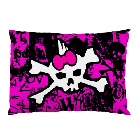 Punk Skull Princess Pillow Case (Two Sides) from UrbanLoad.com Front