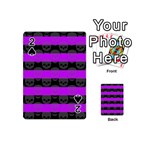 Purple Goth Skulls  Playing Cards 54 Designs (Mini)