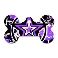 Purple Star Dog Tag Bone (Two Sides) from UrbanLoad.com Back