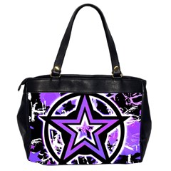 Purple Star Oversize Office Handbag (2 Sides) from UrbanLoad.com Back