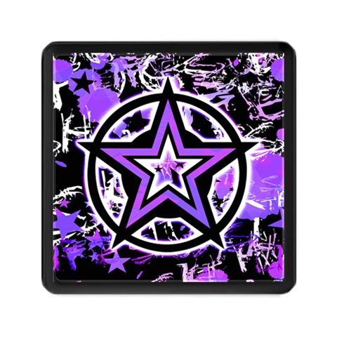 Purple Star Memory Card Reader (Square) from UrbanLoad.com Front