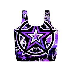Purple Star Full Print Recycle Bag (S) from UrbanLoad.com Front