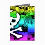 Rainbow Skull Mini Greeting Cards (Pkg of 8)
