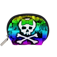 Rainbow Skull Accessory Pouch (Small) from UrbanLoad.com Front
