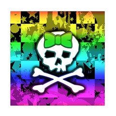 Rainbow Skull Duvet Cover Double Side (Full/ Double Size) from UrbanLoad.com Back