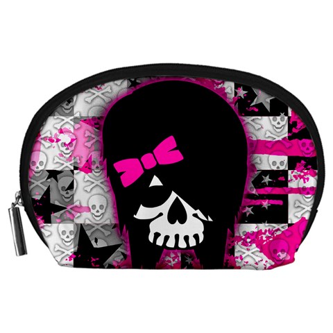 Scene Kid Girl Skull Accessory Pouch (Large) from UrbanLoad.com Front