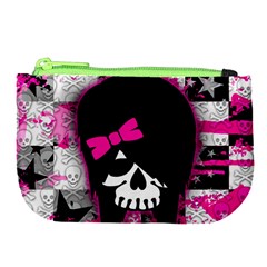 Scene Kid Girl Skull Large Coin Purse from UrbanLoad.com Front