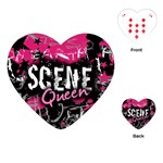 Scene Queen Playing Cards Single Design (Heart)