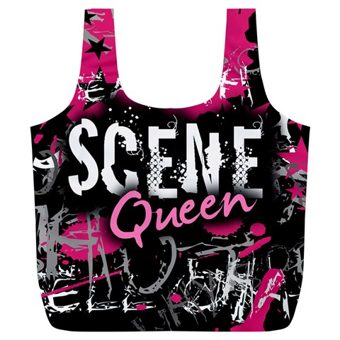 Scene Queen Full Print Recycle Bag (XL) from UrbanLoad.com Front
