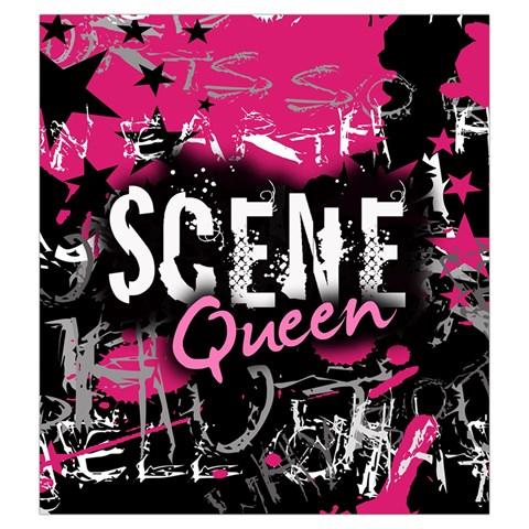 Scene Queen Drawstring Pouch (XXL) from UrbanLoad.com Back