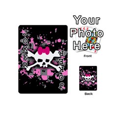 Scene Skull Splatter Playing Cards 54 Designs (Mini) from UrbanLoad.com Front - Joker1