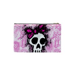 Sketched Skull Princess Cosmetic Bag (Small) from UrbanLoad.com Back