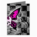 Skull Butterfly Greeting Cards (Pkg of 8)