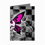 Skull Butterfly Mini Greeting Cards (Pkg of 8)