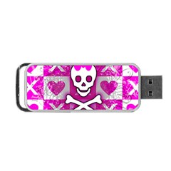 Skull Princess Portable USB Flash (Two Sides) from UrbanLoad.com Back