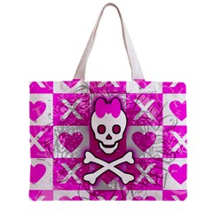 Skull Princess Zipper Mini Tote Bag from UrbanLoad.com Back