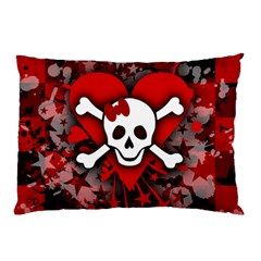 Skull Romance  Pillow Case (Two Sides) from UrbanLoad.com Front