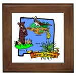 New Mexico State Symbols Framed Tile