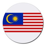 800px-Flag_of_Malaysia_svg Round Mousepad