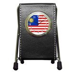800px-Flag_of_Malaysia_svg Pen Holder Desk Clock