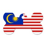 800px-Flag_of_Malaysia_svg Dog Tag Bone (One Side)