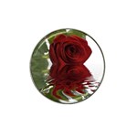 Red Rose Reflections Flower Hat Clip Ball Marker (10 pack)