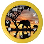 Elephant Animal M8 Color Wall Clock