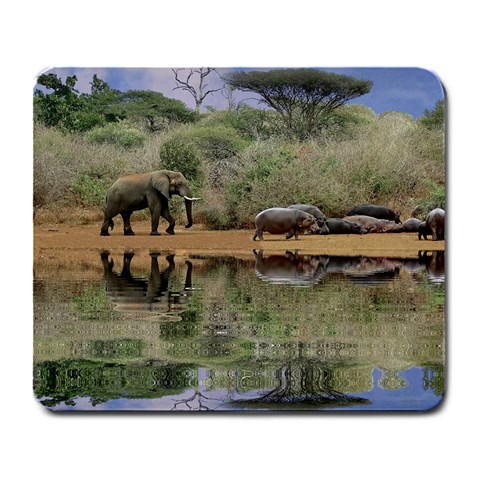 Elephant Animal M6 Large Mousepad from UrbanLoad.com Front