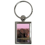 Elephant Animal M1 Key Chain (Rectangle)