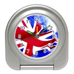 Union Jack Flag X2 Travel Alarm Clock