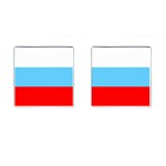 Russian Flag Cufflinks (Square)