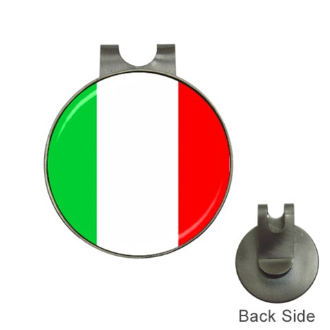 Italian Flag Golf Ball Marker Hat Clip from UrbanLoad.com Front