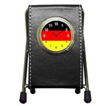 Germany German Flag Pen Holder Desk Clock