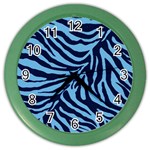 Zebra 3 Color Wall Clock