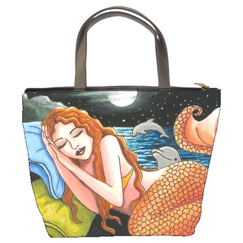 Mermaid 42  Bucket Bag from UrbanLoad.com Back