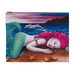 Mermaid 12 Cosmetic Bag (XL) from UrbanLoad.com Front