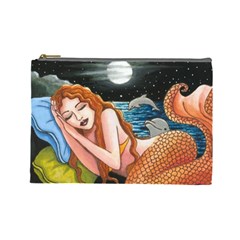 Mermaid 42 Cosmetic Bag (Large) from UrbanLoad.com Front