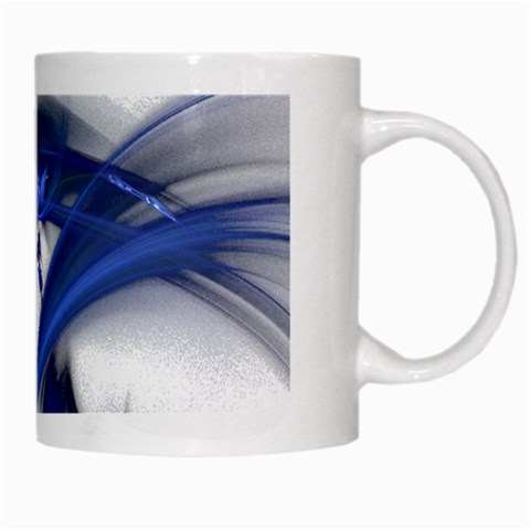 Blue Space 2 White Mug from UrbanLoad.com Right
