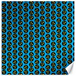 0059 Comic Head Bothered Smiley Pattern Canvas 16  x 16 