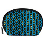 0059 Comic Head Bothered Smiley Pattern Accessory Pouch (Large)